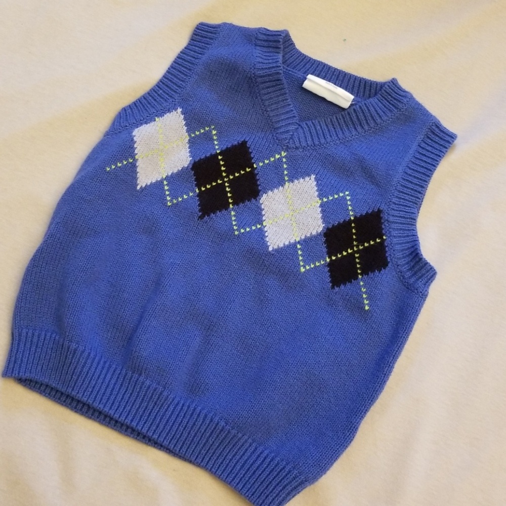 Sweet argyle vest
